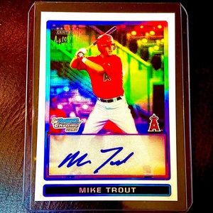 Mike Trout Auto Rookie Card